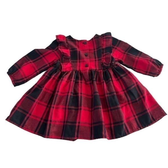 Flannel Children's Place dress, size 6-9 months. - Picture 2 of 6